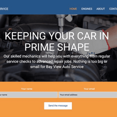 Auto Service Website