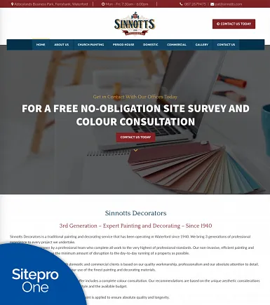 Sinnotts Customer site